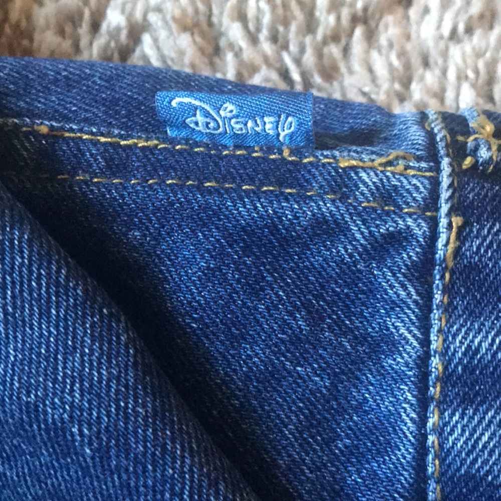 Disney Jean Jacket With Mickey Mouse Patch - image 6